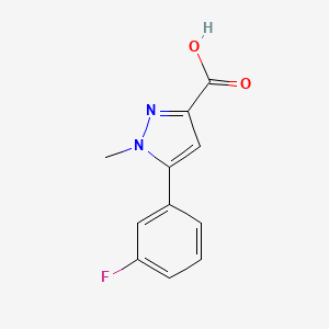 5-(3-Fluorophenyl)-1-methyl-1H-pyrazole-3-carboxylic acid
