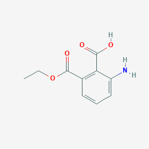 molecular formula C10H11NO4 B14074218 2-Amino-6-(ethoxycarbonyl)benzoic acid 