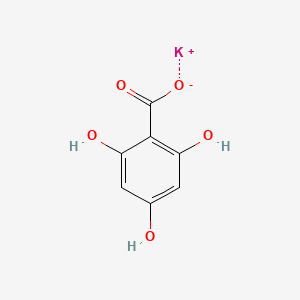 molecular formula C7H5KO5 B14074298 Potassium 2,4,6-trihydroxybenzoate 