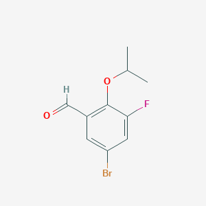 5-Bromo-3-fluoro-2-(propan-2-yloxy)benzaldehyde