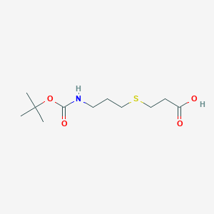 3-(3-tert-Butoxycarbonylamino-propylsulfanyl)-propionic acid