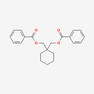 molecular formula C22H24O4 B14074508 Cyclohexanedimethanol, dibenzoate 