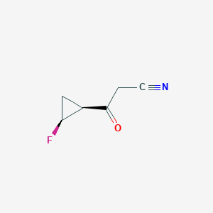 cis-3-(2-Fluorocyclopropyl)-3-oxopropanenitrile