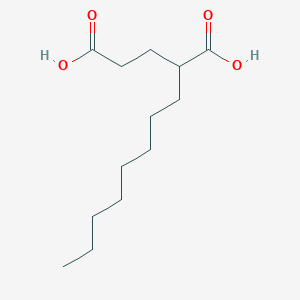 molecular formula C13H24O4 B14074518 2-Octylpentanedioic acid CAS No. 59039-06-4