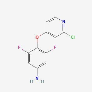 4-(2-Chloropyridin-4-yloxy)-3,5-difluoroaniline