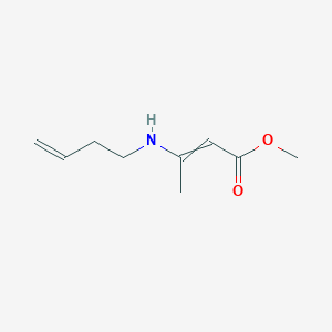 molecular formula C9H15NO2 B14074540 Methyl 3-[(but-3-en-1-yl)amino]but-2-enoate CAS No. 102233-70-5