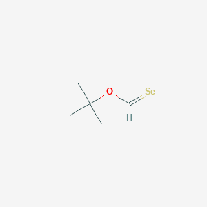 molecular formula C5H10OSe B14074542 Methaneselenoic acid, O-(1,1-dimethylethyl) ester 