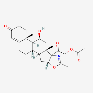 molecular formula C25H33NO6 B14074581 1,2-Dihydro-deflazacort 
