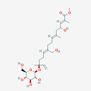 molecular formula C27H44O10 B14074591 Capsianoside V methyl ester 