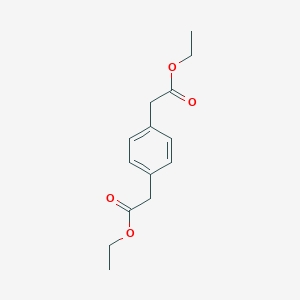 molecular formula C14H18O4 B140746 2,2'-(1,4-苯撑)二乙酸二乙酯 CAS No. 36076-26-3