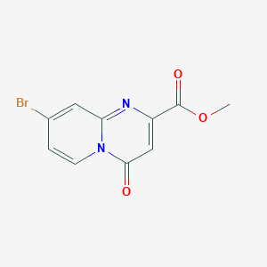 molecular formula C10H7BrN2O3 B14074639 methyl 8-bromo-4-oxo-4H-pyrido[1,2-a]pyrimidine-2-carboxylate 