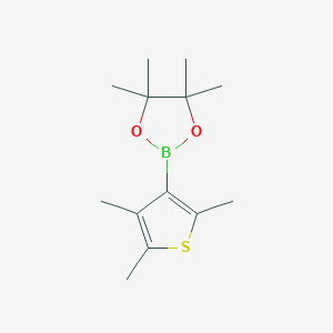 molecular formula C13H21BO2S B1407473 4,4,5,5-Tetramethyl-2-(2,4,5-trimethylthiophen-3-yl)-1,3,2-dioxaborolane CAS No. 2064117-97-9