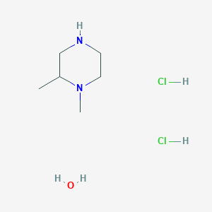 molecular formula C6H18Cl2N2O B1407476 1,2-Dimethylpiperazine dihydrochloride hydrate CAS No. 668435-15-2