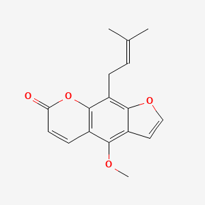 molecular formula C17H16O4 B14074760 Swietenocoumarin B CAS No. 64652-23-9