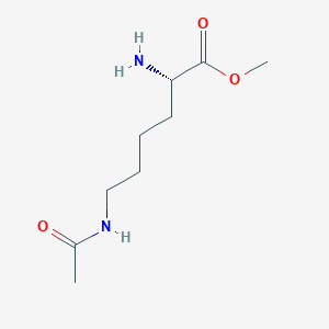 molecular formula C9H18N2O3 B1407478 (S)-methyl 6-acetamido-2-aminohexanoate CAS No. 25528-51-2