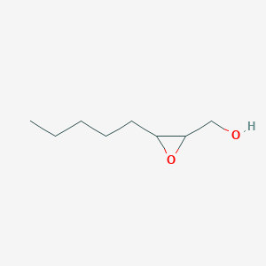 molecular formula C8H16O2 B14074784 Oxiranemethanol, 3-pentyl- CAS No. 101758-85-4