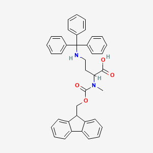 molecular formula C39H36N2O4 B14074798 Fmoc-NMeAsn(Trt)-OH 