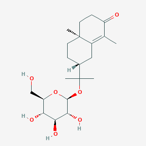 molecular formula C21H34O7 B14074829 Nelumnucifoside B 