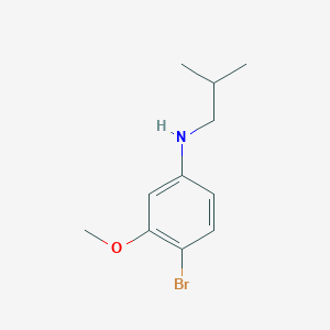 4-bromo-3-methoxy-N-(2-methylpropyl)aniline