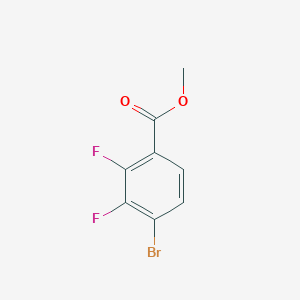 molecular formula C8H5BrF2O2 B1407485 Methyl 4-bromo-2,3-difluorobenzoate CAS No. 1807244-07-0