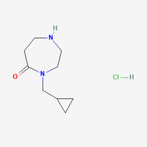 4-(Cyclopropylmethyl)-1,4-diazepan-5-one hydrochloride