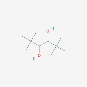 molecular formula C10H22O2 B14074863 3,4-Hexanediol, 2,2,5,5-tetramethyl- CAS No. 19424-41-0