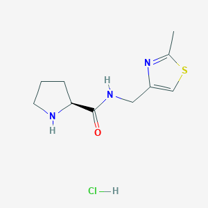 N-[(2-Methyl-1,3-thiazol-4-yl)methyl]-L-prolinamide hydrochloride