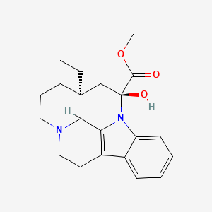 molecular formula C21H26N2O3 B14074902 Vincamine base 