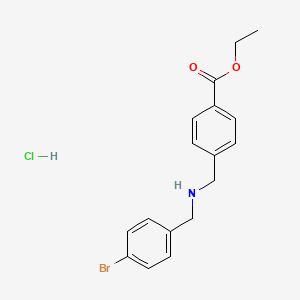 Ethyl 4-{[(4-bromobenzyl)amino]-methyl}benzoate hydrochloride