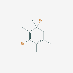 molecular formula C10H14Br2 B14074942 4,6-Dibromo-1,2,4,5-tetramethylbenzene 