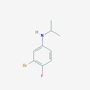 3-bromo-4-fluoro-N-(propan-2-yl)aniline