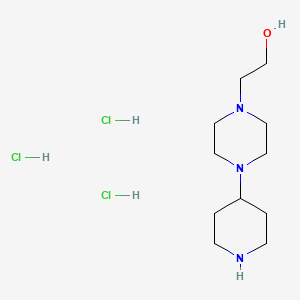 2-[4-(4-Piperidinyl)-1-piperazinyl]ethanol trihydrochloride