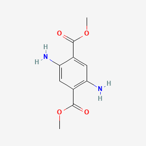 molecular formula C10H12N2O4 B14075034 Dimethyl 2,5-diaminobenzene-1,4-dicarboxylate CAS No. 24260-55-7