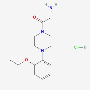 {2-[4-(2-Ethoxyphenyl)piperazin-1-yl]-2-oxoethyl}amine hydrochloride