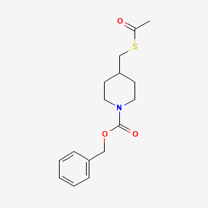 Benzyl 4-((acetylthio)methyl)piperidine-1-carboxylate