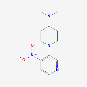 N,N-Dimethyl-1-(4-nitropyridin-3-yl)piperidin-4-amine