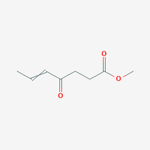 molecular formula C8H12O3 B14075140 Methyl 4-oxohept-5-enoate CAS No. 101654-11-9