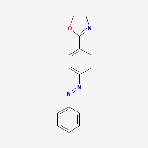 molecular formula C15H13N3O B14075167 2-(p-Phenylazophenyl)-2-oxazoline CAS No. 101932-42-7