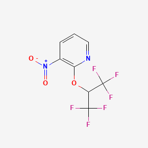 2-(1,1,1,3,3,3-Hexafluoropropan-2-yloxy)-3-nitropyridine