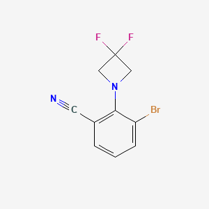 3-Bromo-2-(3,3-difluoroazetidin-1-yl)benzonitrile