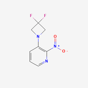 3-(3,3-Difluoroazetidin-1-yl)-2-nitropyridine