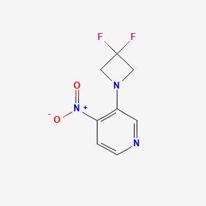 3-(3,3-Difluoroazetidin-1-yl)-4-nitropyridine