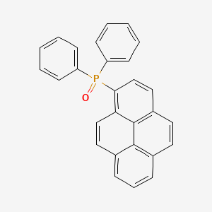 molecular formula C28H19OP B14075385 Phosphine oxide, diphenyl-1-pyrenyl- CAS No. 110988-94-8