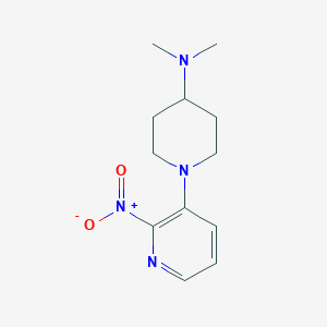 N,N-Dimethyl-1-(2-nitropyridin-3-yl)piperidin-4-amine