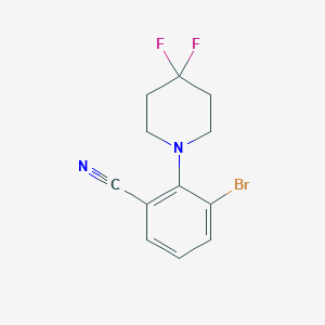 3-Bromo-2-(4,4-difluoropiperidin-1-yl)benzonitrile