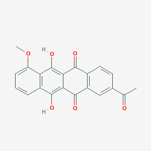 molecular formula C21H14O6 B14075478 Dianhydrodaunomycinone 
