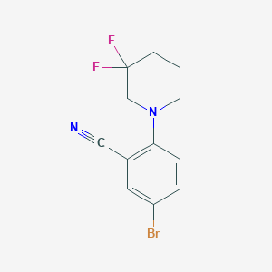 5-Bromo-2-(3,3-difluoropiperidin-1-yl)benzonitrile