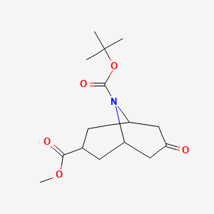 9-tert-Butyl 3-methyl 7-oxo-9-azabicyclo[3.3.1]nonane-3,9-dicarboxylate