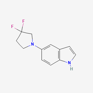 5-(3,3-Difluoropyrrolidin-1-yl)-1H-indole