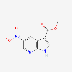Methyl 5-nitro-1H-pyrrolo[2,3-b]pyridine-3-carboxylate